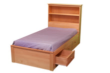 Load image into Gallery viewer, Mate's bed base and bookcase headboard
