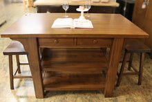 Load image into Gallery viewer, Kitchen Island - Open with shelves
