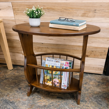 Load image into Gallery viewer, Oval Magazine Table
