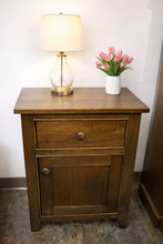 Load image into Gallery viewer, Linden nightstand- 1 drawer 1 door
