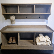 Load image into Gallery viewer, Cubby Bench and shelf
