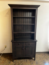 Load image into Gallery viewer, Rustic Open Hutch &amp; Buffet
