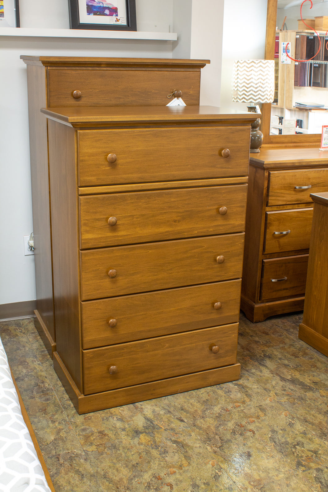 Classic 5 drawer chest